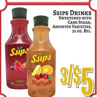 Trade Fair Supermarket SSIPS DRINKS offer