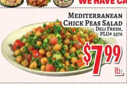 Trade Fair Supermarket MEDITERRANEAN CHICK PEAS SALAD offer