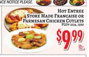 Trade Fair Supermarket STORE MADE FRANCAISE OR PARMESAN CHICKEN CUTLETS offer