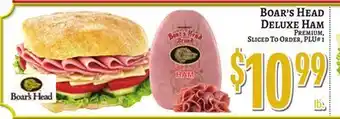 Trade Fair Supermarket Boar's Head Deluxe Ham offer