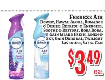 Trade Fair Supermarket FEBREZE AIR offer