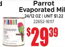 Jetro Parrot Evaporated Milk offer