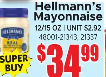 Jetro Hellmann's Mayonnaise offer