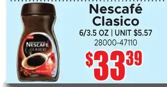 Jetro Nescafé Clasico offer