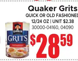 Jetro Quaker Grits offer