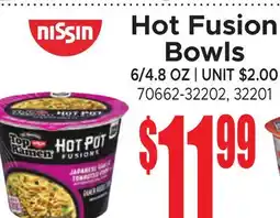 Jetro Hot Fusion Bowls offer