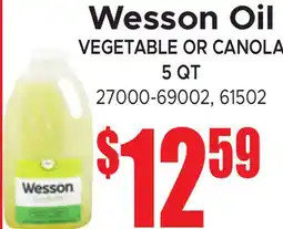 Jetro Wesson Oil VEGETABLE OR CANOLA offer