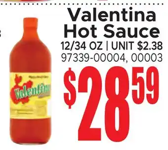 Jetro Valentina Hot Sauce offer