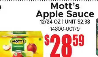Jetro Mott's Apple Sauce offer