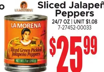 Jetro Sliced Jalapeño Peppers offer