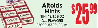 Jetro Altoids Mints offer