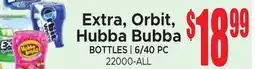 Jetro Extra, Orbit, Hubba Bubba offer