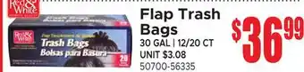 Jetro Flap Trash Bags offer