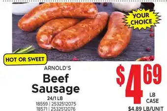 Jetro ARNOLD'S Beef Sausage offer