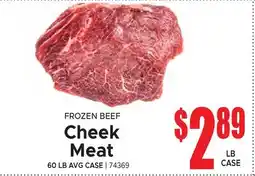 Jetro FROZEN BEEF Cheek Meat offer