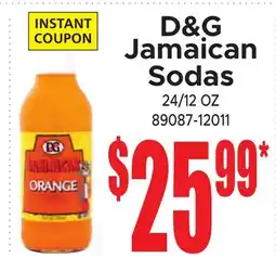 Jetro D&G Jamaican Sodas offer