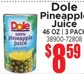 Jetro Dole Pineapple Juice offer