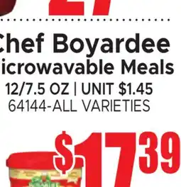 Jetro Chef Boyardee Microwavable Meals offer