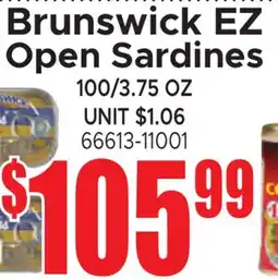 Jetro Brunswick EZ Open Sardines offer