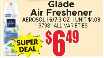 Jetro Glade Air Freshener offer
