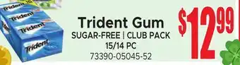 Jetro Trident Gum offer