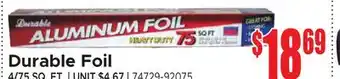 Jetro Durable Foil offer