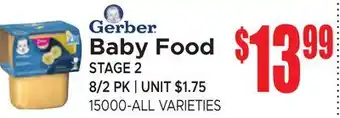 Jetro Gerber Baby Food offer
