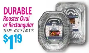 Jetro DURABLE Roaster Oval or Rectangular offer