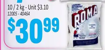 Jetro ROMA LAUNDRY DETERGENT offer
