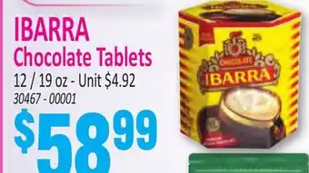 Jetro IBARRA Chocolate Tablets offer