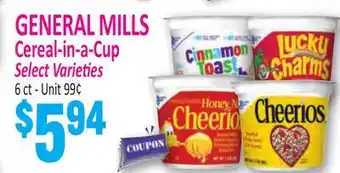 Jetro GENERAL MILLS Cereal-in-a-Cup offer