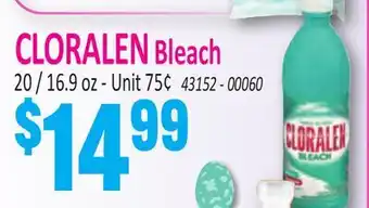 Jetro CLORALEN Bleach offer