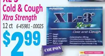 Jetro XL-3 Cold & Cough Xtra Strength offer