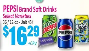 Jetro PEPSI Brand Soft Drinks offer