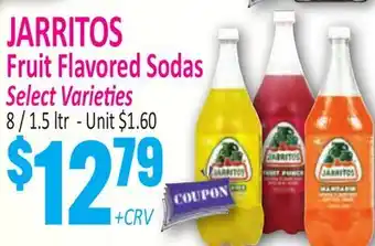 Jetro JARritos Fruit Flavored Sodas offer