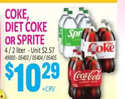 Jetro COKE, DIET COKE OR SPRITE offer