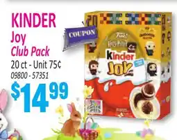 Jetro KINDER Joy Club Pack offer