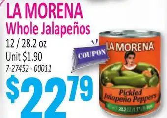Jetro LA MORENA Whole Jalapeños offer