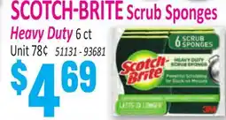 Jetro SCOTCH-BRITE Scrub Sponges offer