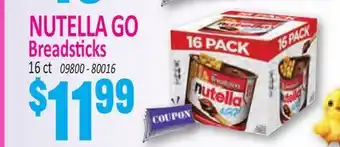 Jetro NUTELLA GO Breadsticks offer