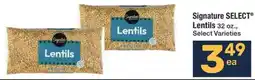 Albertsons Signature SELECT Lentils offer