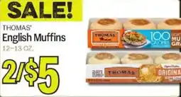 Meijer Thomas' english muffins offer