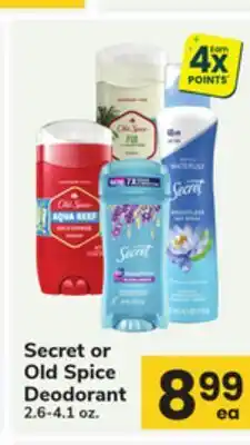 ACME Secret or Old Spice Deodorant offer