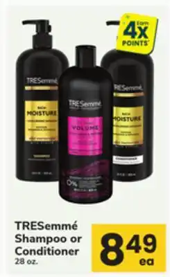 ACME TRESemmé Shampoo or Conditioner offer