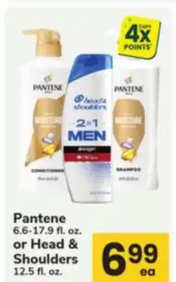 ACME Pantene 6.6-17.9 fl. oz. or Head & Shoulders 12.5 fl. oz offer