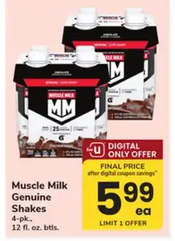 ACME Muscle Milk Genuine Shakes offer