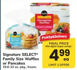 ACME Signature SELECT Family Size Waffles or Pancakes offer