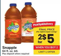 ACME Snapple offer
