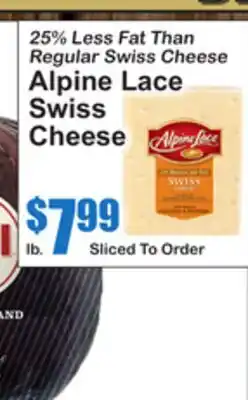 SuperFresh Alpine Lace Swiss Cheese offer