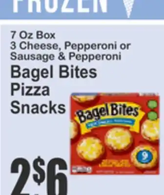 SuperFresh Bagel Bites Pizza Snacks offer